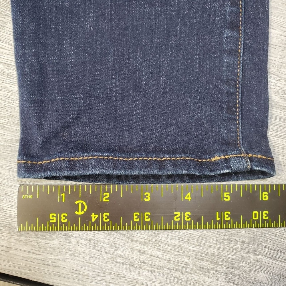 Chicos So Slimming Girlfriend Slim Leg Ankle Jeans Dark Wash Stretch Womens 4/SM - Picture 12 of 15
